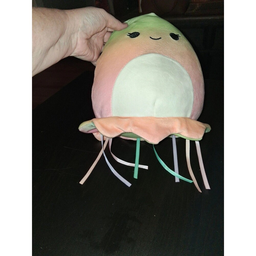 Squishmallows Jellyfish Plush Toy Small 6-14 in Pink Green White Washable